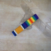 WORLD WAR ONE MEDAL RIBBON BAR | WWI | BRITISH WAR MEDAL | VICTORY MEDAL