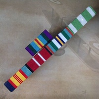 AASM 45-75, QVM, ADM, National Anniv. Medal, South Vietnam Star Ribbon Bar  