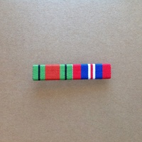 1939 - 1945 Defence + 1939 - 1945 War Medal Ribbon Bar | WWII | ARMY | AUSTRALIA