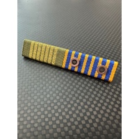 National Emergency Medal + National Medal Ribbon Bar (2 Rosettes) | NAT | NEM | AUSTRALIA