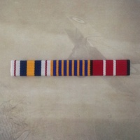 NATIONAL POLICE SERVICE MEDAL, NATIONAL MEDAL + ADM MEDAL RIBBON BAR | AUSTRALIA