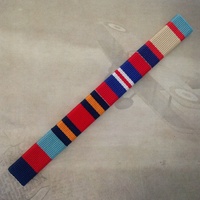 1939-45 Star, Burma Star, 1939-45 War Medal and 1939-45 ASM Ribbon Bar