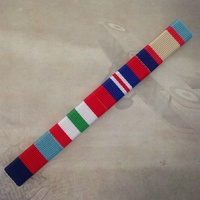 1939-45 Star, Italy Star, 1939-45 War Medal and 1939-45 ASM Ribbon Bar