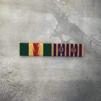 AUSTRALIAN FIRE SERVICE MEDAL + NATIONAL MEDAL RIBBON BAR + TWO ROSETTES |  35YR | SERVICE | AFSM