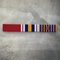 COMMENDATION FOR BRAVE CONDUCT + NATIONAL POLICE SERVICE MEDAL + NATIONAL MEDAL RIBBON BAR +1 ROSETTE  | 25YR  | SERVICE | AFSM