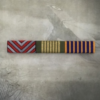 AMBULANCE SERVICE MEDAL + NATIONAL EMERGENCY MEDAL + NATIONAL MEDAL RIBBON BAR 