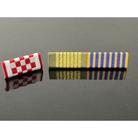 COUNTRY FIRE AUTHORITY, NATIONAL EMERGENCY AND NATIONAL MEDAL RIBBON BAR | CFA | VICTORIA