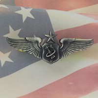U.S. AIR FORCE SENIOR ASTRONAUT FLIGHT SURGEON WINGS | USAF | NASA | USA