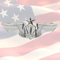 USAF SENIOR UNMANNED AIRCRAFT BADGE | DRONE | RPA | US AIR FORCE | WAR ON TERROR