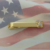 US NAVY OFFICER TIE CLASP | USN | USA | MILITARY | DRESS | UNIFORM