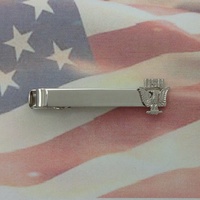 US NAVY ENLISTED TIE CLASP - SILVER | USN | USA | MILITARY | DRESS | UNIFORM