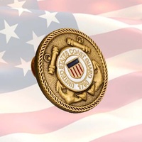 US COAST GUARD LAPEL PIN BADGE | FORCE | PROTECTION | BORDER