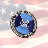 US RAMSTEIN AIR FORCE BASE LAPEL PIN BADGE | COMBAT | USAF