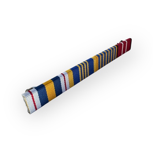 National Police Service, Defence Long Service, National  and Australian Defence Medal Ribbon Bar