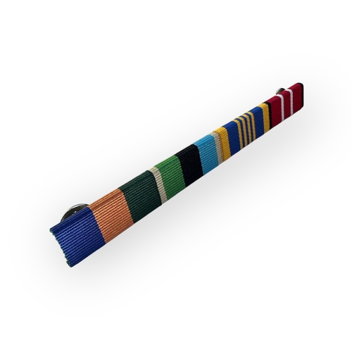 AOSM (Border Protect), AOSM (Greater Middle East), Defence Long Service and Australian Defence Medal Ribbon Bar