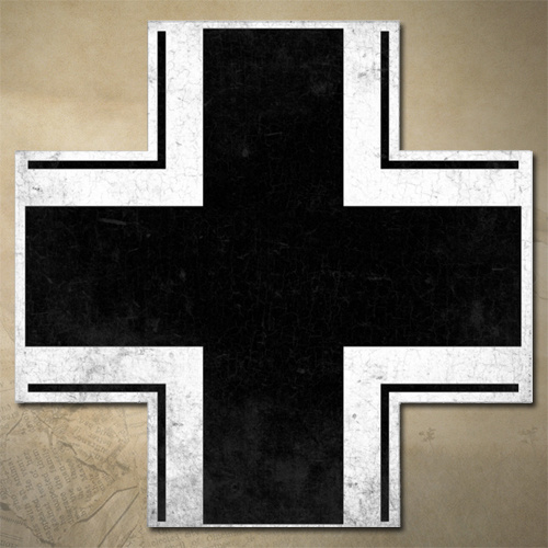 GERMAN BALKENKREUZ IRON CROSS STICKER / DECAL | ARMY | MILITARY | MULTIPLE SIZES | DISTRESSED [Size: 50mm x 50mm]