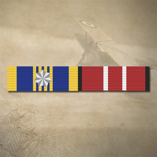 DEFENCE FORCE SERVICE MEDAL + ADM MEDAL RIBBON BAR STICKER / DECAL | WATER & UV PROOF [Size: 15mm x 90mm]