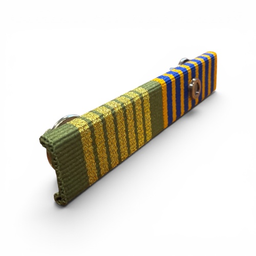 National Emergency Medal and National Medal Ribbon Bar [One Rosette]