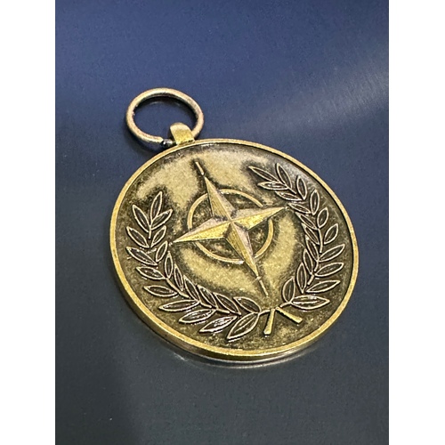 NATO MEDAL REPLICA | FULL SIZE | DEFECT | PROJECT | SEE PHOTOS