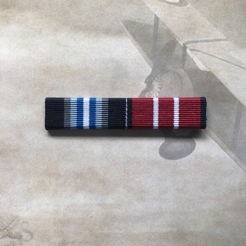 AUSTRALIAN OPERATIONAL SERVICE MEDAL (CT/SR) + AUSTRALIAN DEFENCE MEDAL RIBBON BAR