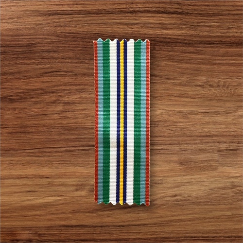 ANNIVERSARY OF NATIONAL SERVICE MEDAL RIBBON 1 X METRE | FULL SIZE |  | TOYE KENNING SPENCER | TKS