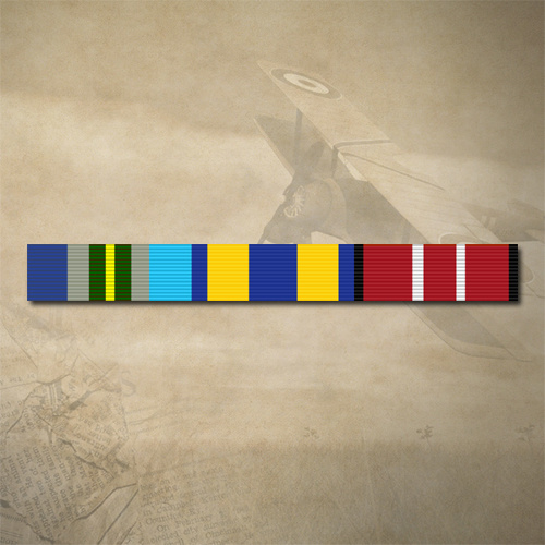 AUSTRALIAN SERVICE MEDAL 1945-75, DEFENCE SERVICE AND ADM MEDAL RIBBON BAR STICKER / DECAL | WATER & UV PROOF [Size: 15mm x 135mm]