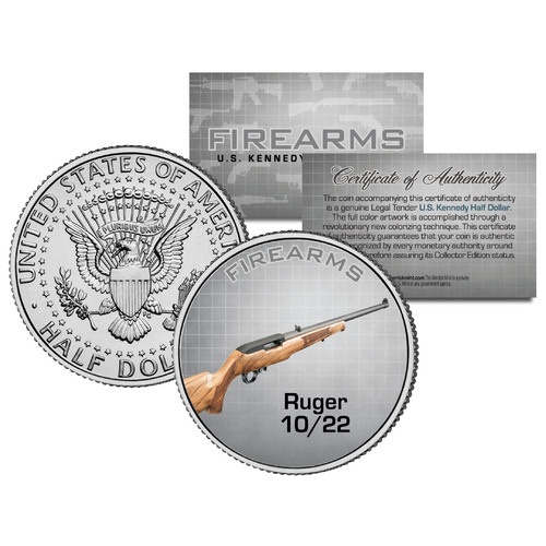 RUGER 10/22 HALF DOLLAR COLECTOR COIN | UNITED STATES | MERRICK MINT