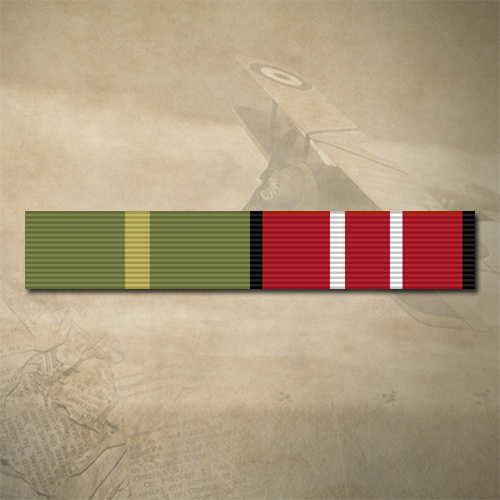 HUMANITARIAN OVERSEAS SERVICE AND AUSTRALIAN DEFENCE MEDAL RIBBON BAR STICKER / DECAL | WATER & UV PROOF [Size: 15mm x 90mm]
