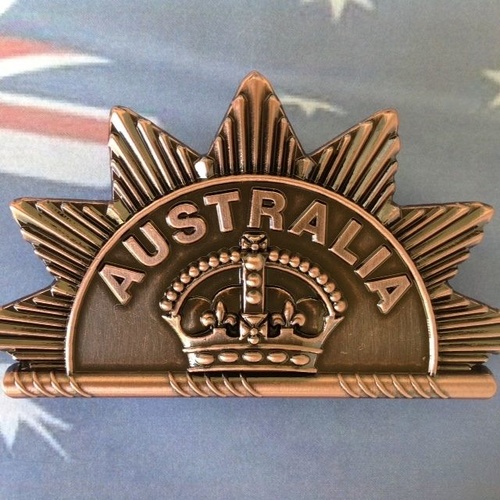 Rising Sun Cap Badge - 1st Version | Feb 1902