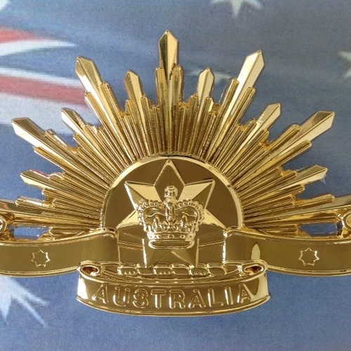 Rising Sun Cap Badge - 6th Version | 1969