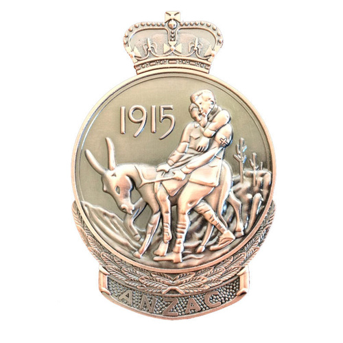WWI ANZAC Commemorative Plaque - Simpson and Donkey | Gallipoli