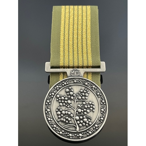 National Emergency Miniature Medal (No Clasps) | Court Mounted | NEM | AUSTRALIA | SERVICE