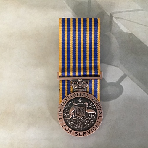National Medal | Mounted | Service | Military | ADF | Australia