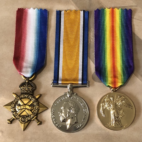World War I - Medal Trio Set (1914-15 Star, BWM and Victory Medals) | Reproduction | Replica | ANZAC