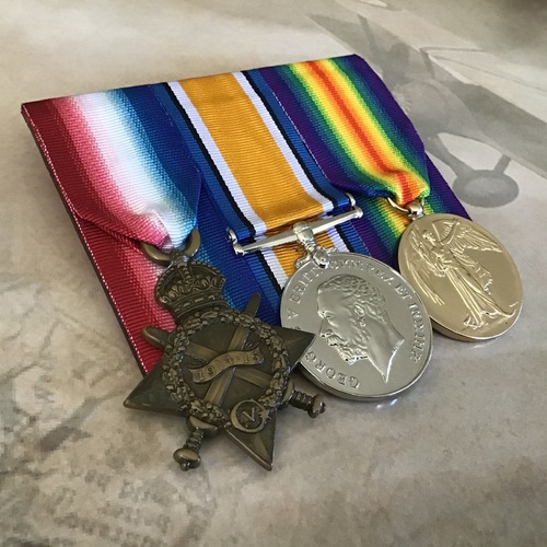 World War I - Medal Trio Set (1914-15 Star, BWM and Victory Medals)