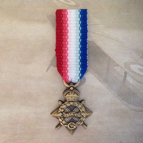1914-15 Star Medal | Miniature | WWI | WORLD WAR ONE