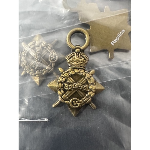 5 x 1914 - 1915 STAR MEDALS | MINIATURE | DEALER | BULK | LOT | WHOLESALE  WWI | WORLD WAR