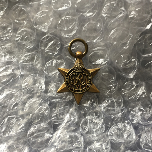 5 x 1939 - 1945 STAR MEDALS - ANTIQUE | DEALER | WHOLESALE | WWII | MINIATURE