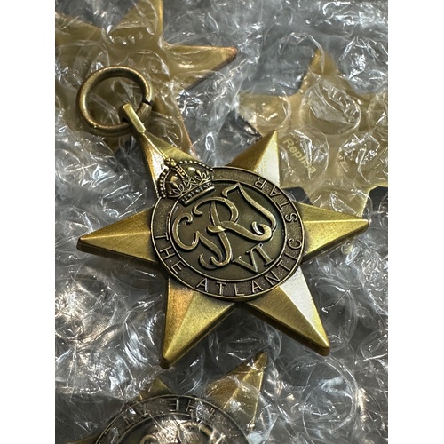5 x Atlantic Star Medals | ANTIQUE | DEALER | BULK | LOT | WHOLESALE