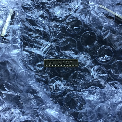 5 x 8th ARMY CLASPS - BULK | DEALER | LOT | WHOLESALE | WWII