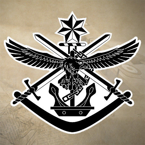 ADF TRI-SERVICE EMBLEM DECAL | STICKER | 77mm x 69mm | 7yr WTR + UV PROOF