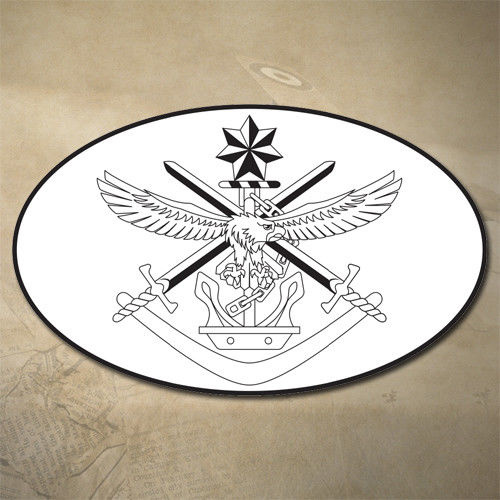 ADF TRI SERVICE EMBLEM DECAL | STICKER | 100mm x 60mm | 7yr WTR + UV PROOF