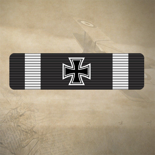 1914 GERMAN IRON CROSS STICKER / DECAL 120mm x 30mm  |  7YR UV + WATER RATED