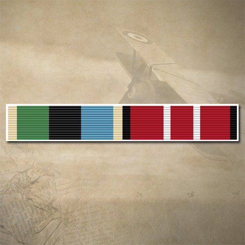 AOSM MIDDLE EAST + ADM RIBBON BAR DECAL STICKER | 90mm x 15mm | 7yr WTR + UV PRF