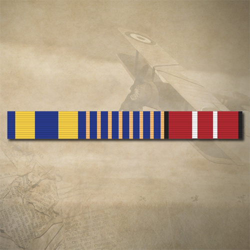 DEFENCE FORCE SERVICE MEDAL, NATIONAL MEDAL AND ADM MEDAL RIBBON BAR STICKER DECAL [SIZE: 15mm x 135mm]