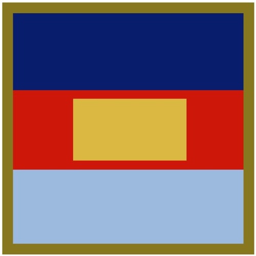 AUSTRALIAN DEFENCE SUPPORT GROUP UNIT COLOUR PATCH - DECAL / STICKER [Size: 50mm On longest side]