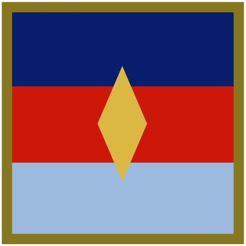 AUSTRALIAN DEFENCE BASE AND CUSTOMER SUPPORT UNIT COLOUR PATCH - DECAL / STICKER [Size: 50mm On longest side]