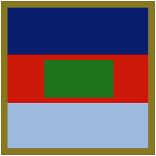 AUSTRALIAN DEFENCE FORCE ACADEMY UNIT COLOUR PATCH - DECAL / STICKER [Size: 50mm On longest side]
