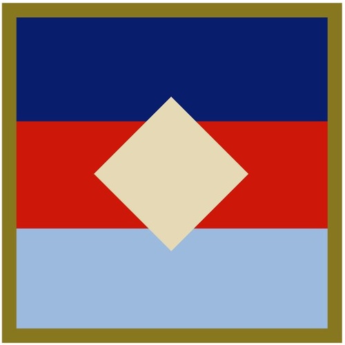 AUSTRALIAN DEFENCE FORCE RECRUITING CENTRE NSW UNIT COLOUR PATCH - DECAL / STICKER [Size: 50mm On longest side]