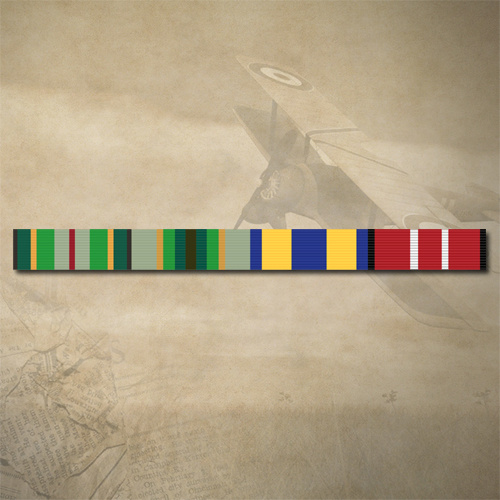 AASM 1975 + ASM 1975 + DFSM + ADM RIBBON BAR STICKER / DECAL | WATER & UV PROOF [Size: 15mm x 180mm]